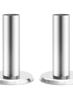 VidaXL Leuningbeugels voor zwembadladder 2 st 304 roestvrij staal