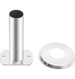 VidaXL Leuningbeugels voor zwembadladder 2 st 304 roestvrij staal