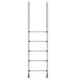 VidaXL Zwembadladder 54x38x211 cm 304 roestvrij staal