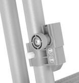 VidaXL Zwembadladder Flowclear met 4 treden 122 cm