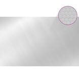 VidaXL Zwembadhoes 260x160 cm PE zilverkleurig