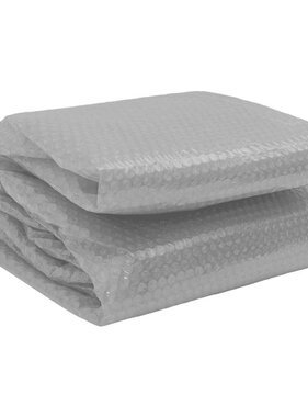 VidaXL Zwembadfolie solar drijvend 381 cm PE grijs