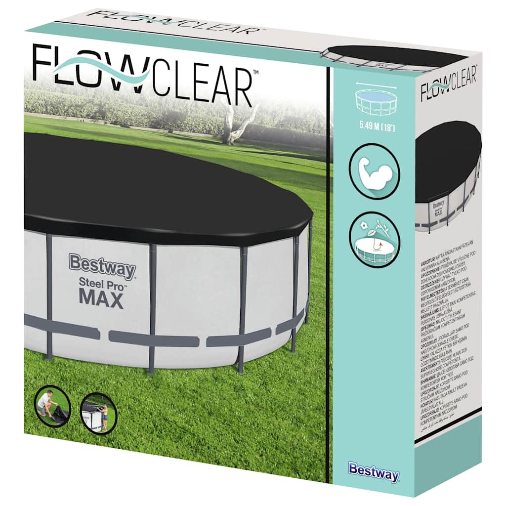 VidaXL Zwembadhoes Flowclear Fast Set 555 cm