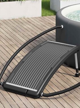 VidaXL Zwembadverwarmingspaneel solar gebogen 110x65 cm