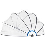 VidaXL Zwembadkoepel 440x220 cm