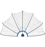 VidaXL Zwembadkoepel 440x220 cm