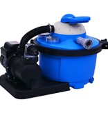 VidaXL Zandfilterpomp met timer 450 W 25 L