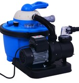 VidaXL Zandfilterpomp met timer 450 W 25 L
