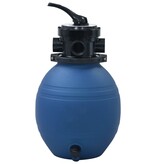 VidaXL Zwembadzandfilter met 4-positie ventiel 300 mm blauw