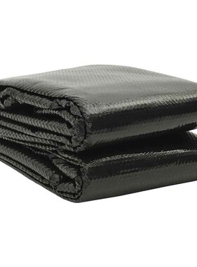 VidaXL Zwembadhoes 488x244 cm PE zwart