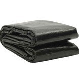 VidaXL Zwembadhoes 732x366 cm PE zwart