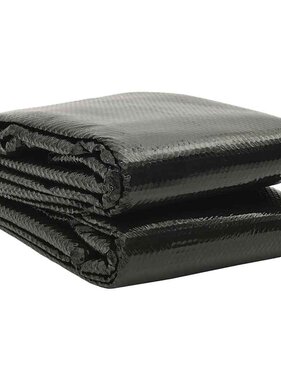 VidaXL Zwembadhoes 732x366 cm PE zwart