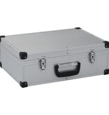 VidaXL Gereedschapskoffer 46x33x16 cm aluminium zilverkleurig
