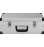 VidaXL Gereedschapskoffer 46x33x16 cm aluminium zilverkleurig