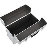 VidaXL Gereedschapskoffer 47x36x20 cm aluminium zilverkleurig