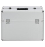 VidaXL Gereedschapskoffer 47x36x20 cm aluminium zilverkleurig