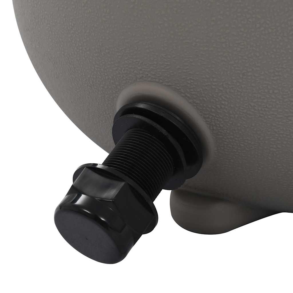 VidaXL Zwembadzandfilter met 4-positie ventiel 350 mm grijs