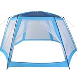 VidaXL Zwembadtent 660x580x250 cm stof blauw