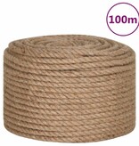 VidaXL Touw 100% jute 10 mm 100 m