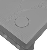 VidaXL Spatrap grijs