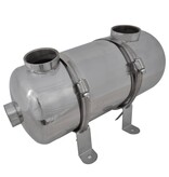 VidaXL Zwembad warmtewisselaar 355 x 134 mm 40 kW