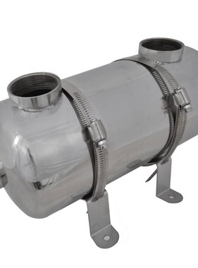 VidaXL Zwembad warmtewisselaar 355 x 134 mm 40 kW