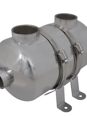 VidaXL Zwembad warmtewisselaar 292 x 134 mm 28 kW