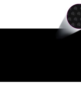 VidaXL Zwembadfolie drijvend rechthoekig 10 x 5 m (zwart)