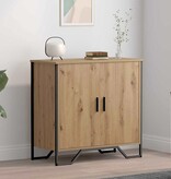 VidaXL Dressoir artisanaal eikenkleurig 78 x 35.5 x 74.5 cm