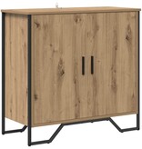 VidaXL Dressoir artisanaal eikenkleurig 78 x 35.5 x 74.5 cm