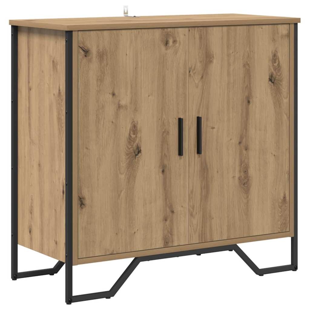 VidaXL Dressoir artisanaal eikenkleurig 78 x 35.5 x 74.5 cm
