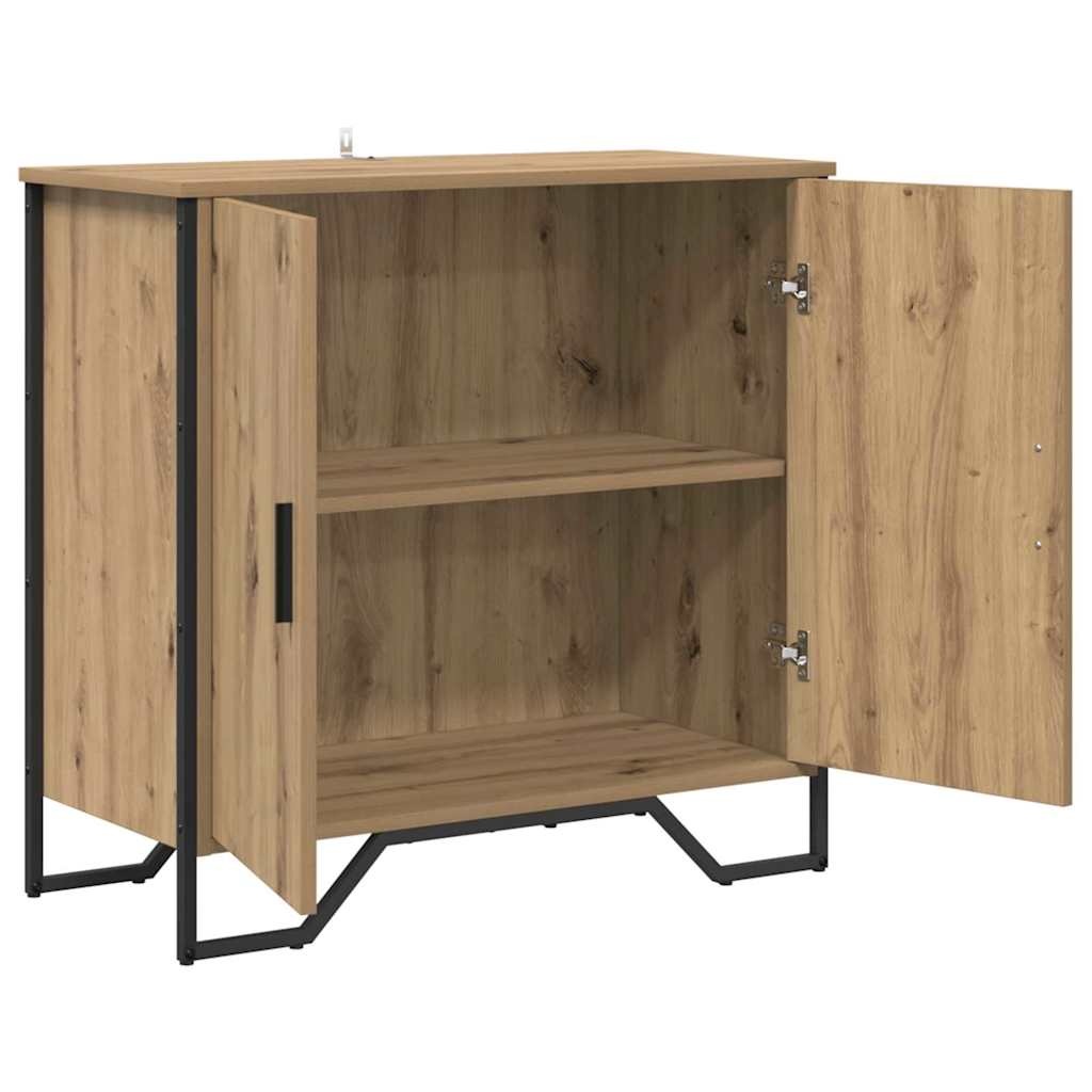 VidaXL Dressoir artisanaal eikenkleurig 78 x 35.5 x 74.5 cm