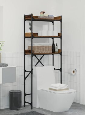 VidaXL Wasmachineplank Oud hout 67 x 25 x 163 cm Bewerkt hout