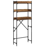 VidaXL Wasmachineplank Oud hout 67 x 25 x 163 cm Bewerkt hout