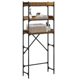 VidaXL Wasmachineplank Oud hout 67 x 25 x 163 cm Bewerkt hout