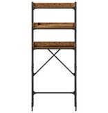 VidaXL Wasmachineplank Oud hout 67 x 25 x 163 cm Bewerkt hout