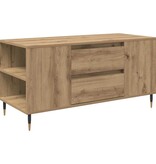VidaXL Salontafel artisanaal eikenkleurig 102 x 44.5 x 50 cm