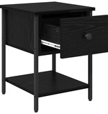 VidaXL Nachtkastje 2 pcs Oud hout 35 x 35 x 20 cm Bewerkt hout