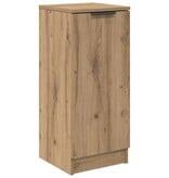 VidaXL Dressoir artisanaal eikenkleurig 30 x 30 x 70 cm Bewerkt hout