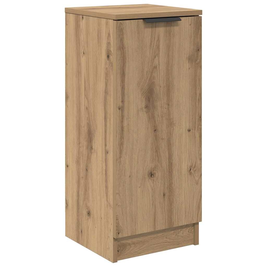 VidaXL Dressoir artisanaal eikenkleurig 30 x 30 x 70 cm Bewerkt hout
