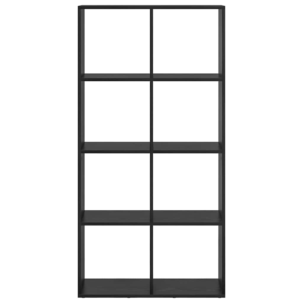 VidaXL Boekenkast Zwart eiken 69.5 x 29 x 137.5 cm Bewerkt hout