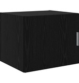 VidaXL Wandkast Zwart eiken 50 x 42.5 x 40 cm Bewerkt hout