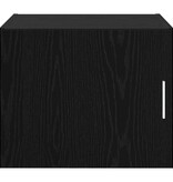VidaXL Wandkast Zwart eiken 50 x 42.5 x 40 cm Bewerkt hout