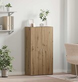 VidaXL Kantoor kast met plank artisanaal eikenkleurig 60 x 32 x 115 cm