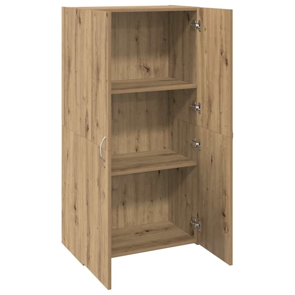 VidaXL Kantoor kast met plank artisanaal eikenkleurig 60 x 32 x 115 cm