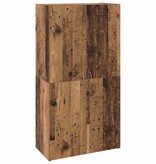 VidaXL Kantoor kast met plank Oud hout 60 x 32 x 115 cm Bewerkt hout