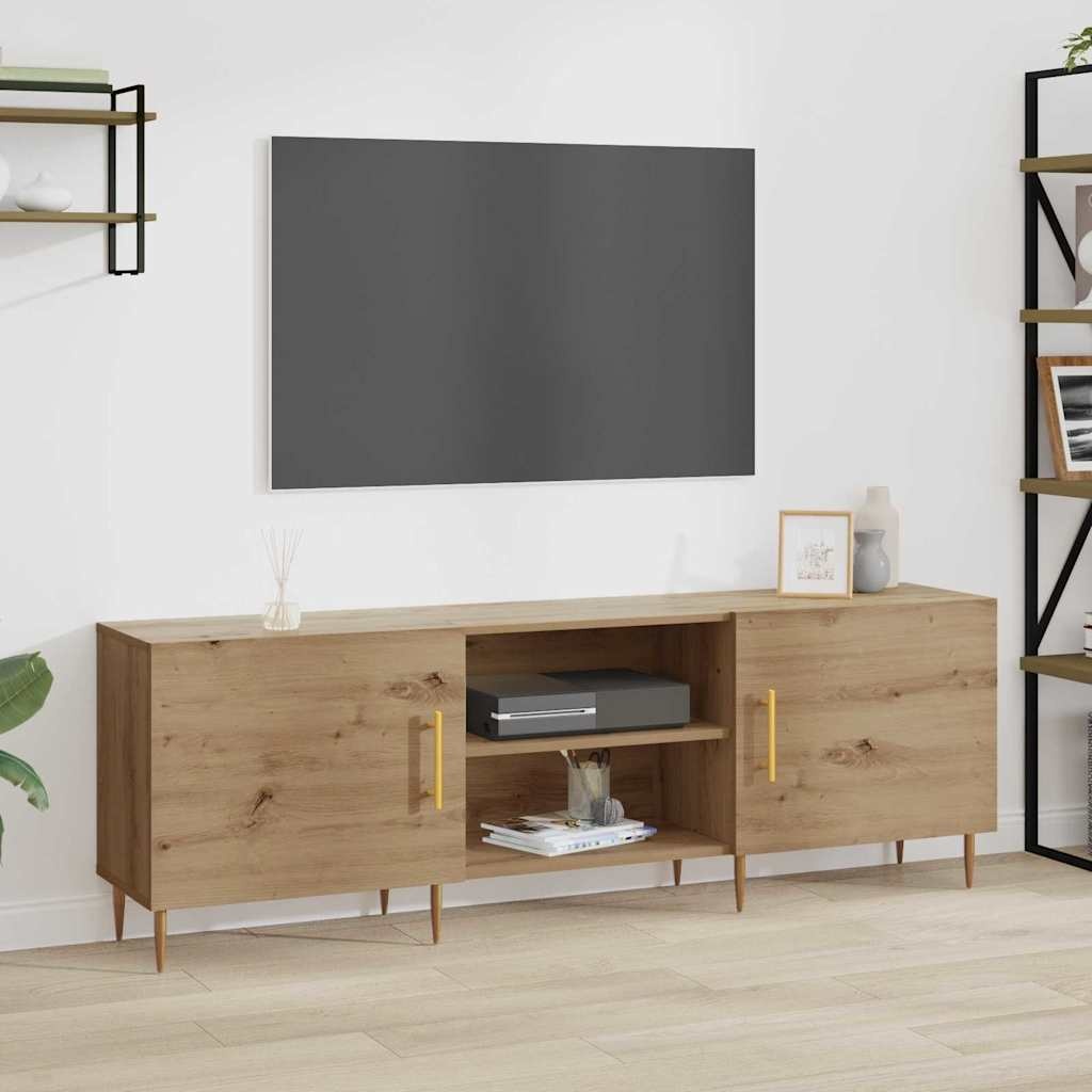 VidaXL TV-kast artisanaal eikenkleurig 150 x 30 x 50 cm Bewerkt hout