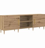 VidaXL TV-kast artisanaal eikenkleurig 150 x 30 x 50 cm Bewerkt hout