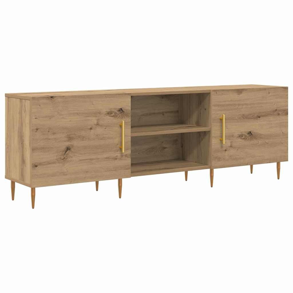 VidaXL TV-kast artisanaal eikenkleurig 150 x 30 x 50 cm Bewerkt hout