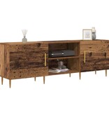 VidaXL TV-kast Oud hout 150 x 30 x 50 cm Bewerkt hout